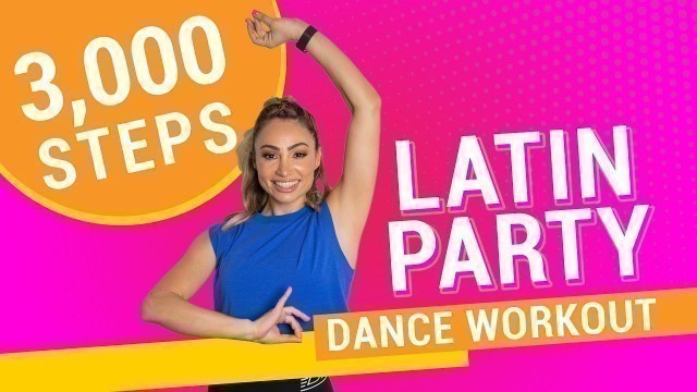 '3000 Steps | 30 Minute Latin Party Dance Mix | Full Body Cardio Dance Workout | Gina B'