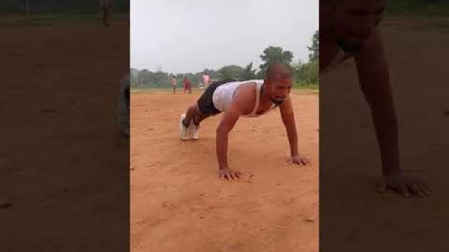 'calisthenics workout video jumping push up workout #Short #Fitness #motivation #Bindass Fitness'