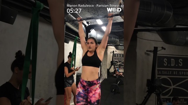 'Wod 2 parisian fitness games Manon Radulesco'