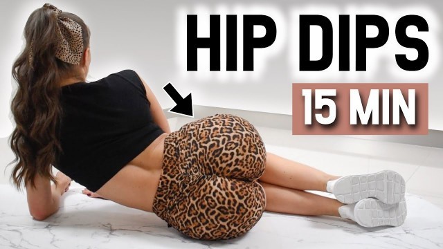 'Get Rid Of HIP DIPS | 2 Week Side Booty & Hourglass Hips Workout | At Home - No Equipment'