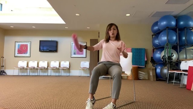 'Senior Seated Noodle Exercise'