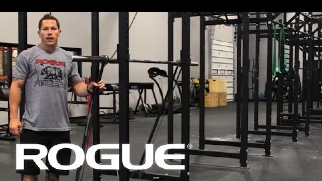 'Equipment Demo - Band Resisted Squat Setup - Rogue Fitness'