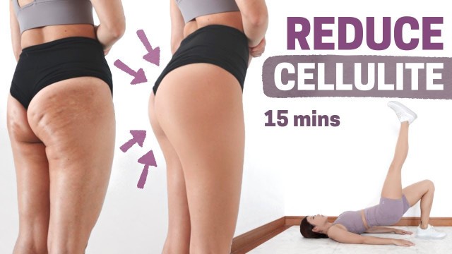 'REDUCE CELLULITE! Best 15 min Thigh & Booty Workout to TIGHTEN and TONE ~ Emi'