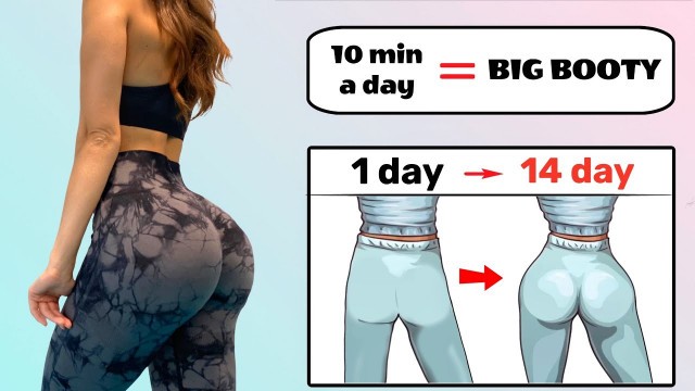 'Best Booty Workout for Butt Growth in Just 10 Min/Day at Home 