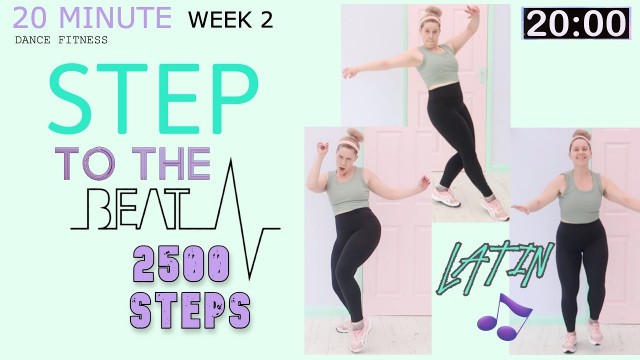 '2500 STEPS IN 20 MINUTES | WALKING WORKOUT | LATIN MUSIC | LOW IMPACT | BEGINNER FRIENDLY | SWEATY'