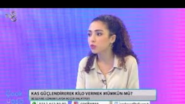 'EMS SİSTEMİ İLE KİLO VERME | TV8 ÇOOK  YAŞA | İLAYDA KOÇER'