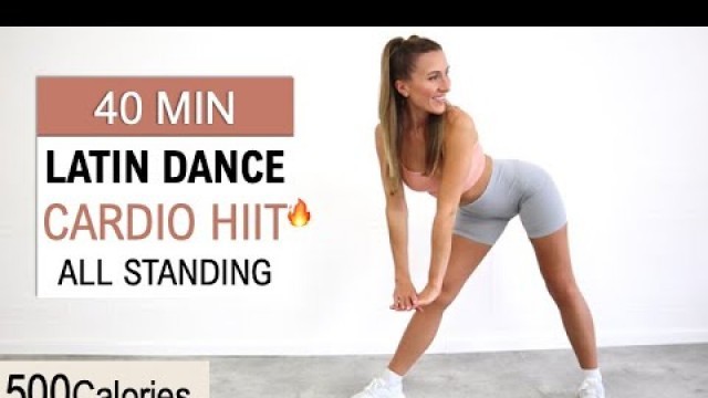 '40 MIN Latin Dance Cardio HIIT | Fat Burning Workout | Fun, Sweaty, Motivating, No Repeat'