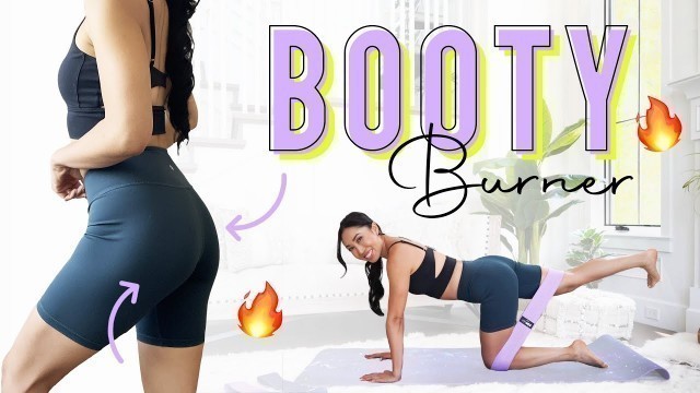 '10 Minute Booty Burn Workout with Bands'