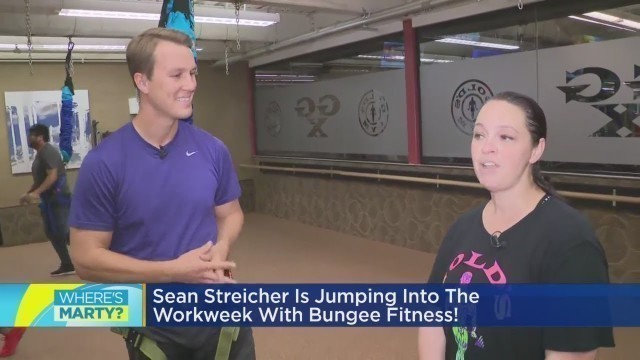 'Where\'s Sean? Jumping Into The Workweek With Bungee Fitness'