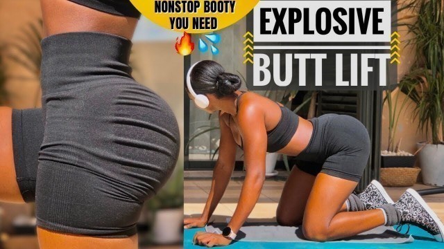 'EXPLOSIVE BOOTY LIFT In 14 Days on the floor | Booty Lift Not Thighs | No Equipments'