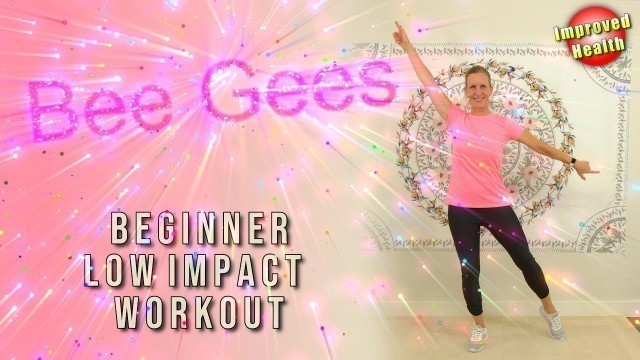 '10 Minute BEE GEES WORKOUT | Exercises for Seniors & Beginners | 70\'s Workout | No talking