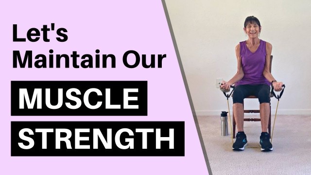 '20 Minute Workout To Maintain Muscle Strength As You Age - Senior Fitness'