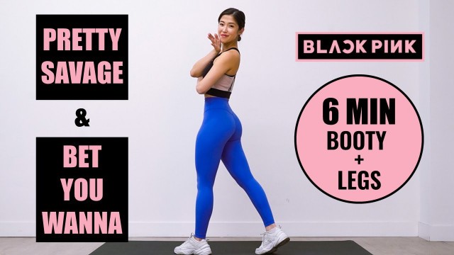 'BLACKPINK - \'Pretty Savage\' & \'Bet You Wanna\' BOOTY WORKOUT | THE ALBUM Fitness Challenge | MishMe'