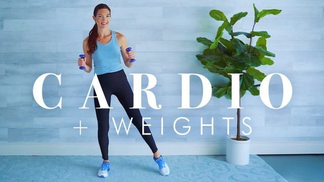 'Cardio with Weights Workout for Seniors & Beginners // All Standing Exercises'