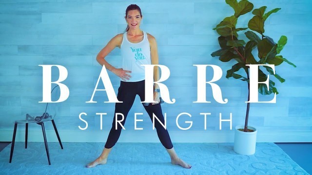 'Strength Training Barre Workout for Beginners & Seniors // 30 minute Full Body'