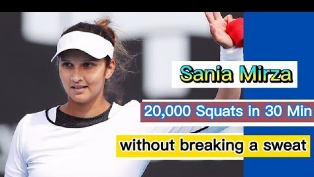 '20,000 Squats in 30 Minutes Without Breaking a Sweat | Sania Mirza Work Out Emsculpt'