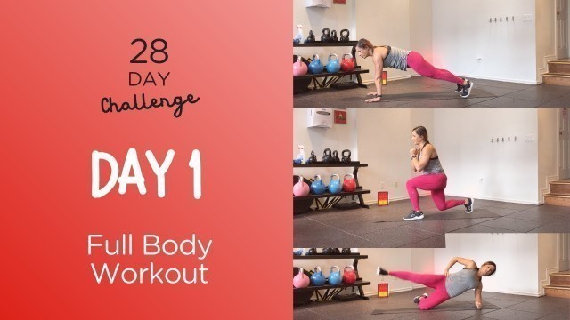 'Day 1 (Bodyweight Workout) | 28 Day Challenge'