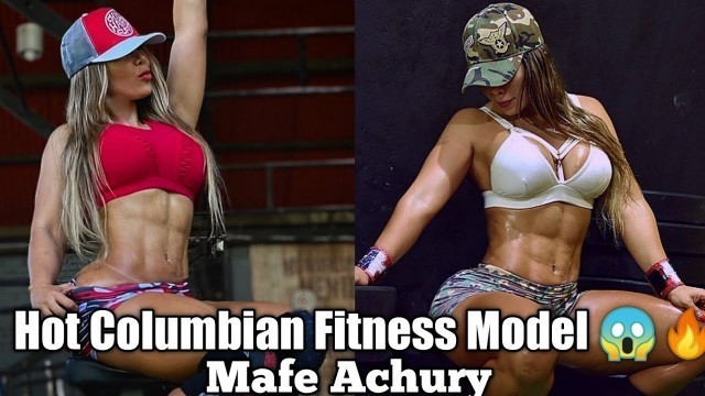 'Mafe Achury Columbian Fitness Model | aka Maria Fernanda Brazil Motivation & Biography |'