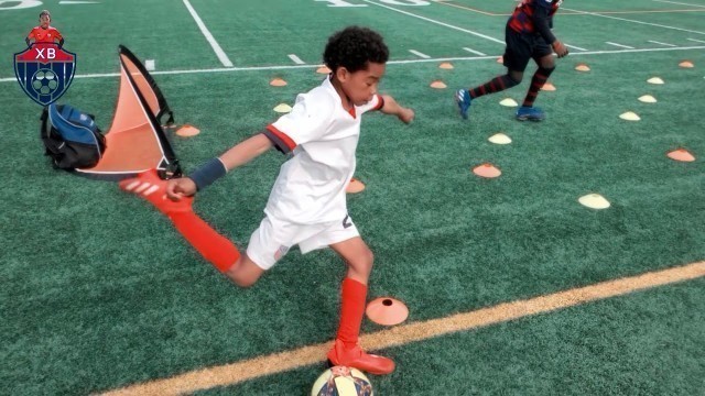 'Xander 21 Soccer Drills - Passing - Receiving - Fitness On The Ball!'