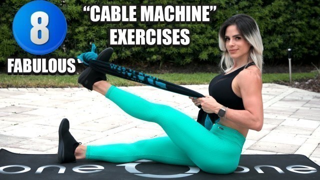 'MICHELLE LEWIN: 8 Fabulous Upper Body Exercises to Replace Cable Machines // Home Workout'