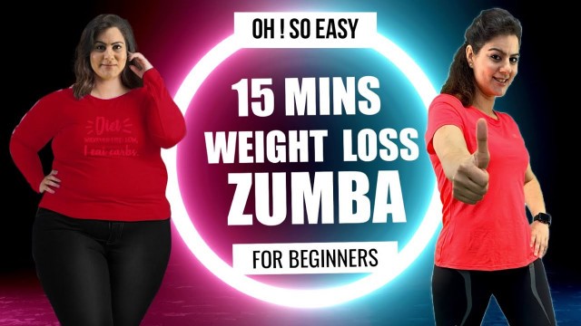 '15 Mins Easy Weight Loss Zumba Dance Workout For Beginners At Home