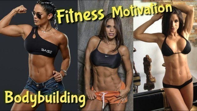 'Bodybuilding. Fitness MOTIVATION. Michelle Lewin. Fitness model\'s beautiful body. Sport. 鍛煉。健身動機。街頭鍛'