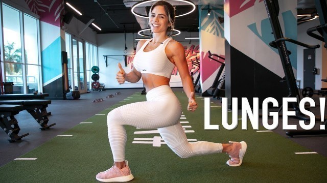 'MICHELLE LEWIN: Lunges Exercise At Home (Or Anywhere)'