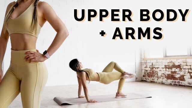 '10 Min Upper Body & Arms Workout | Beginner Friendly No Equipment'