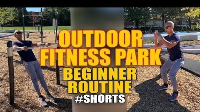 'Outdoor Fitness Park Beginner Routine'