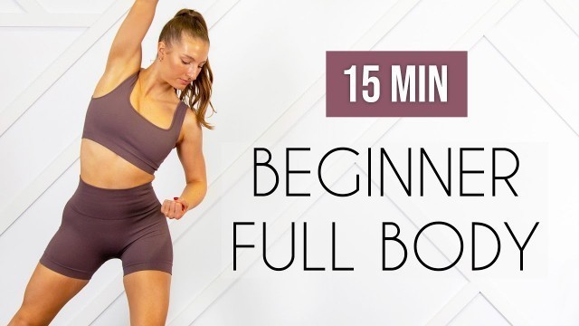 '15 min Fat Burning Workout for TOTAL BEGINNERS (Achievable, No Equipment)'