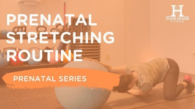 'Prenatal Stretching Routine | Pregnancy Stretches'