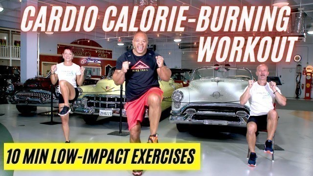 '10 min Total Body Calorie - Burning CARDIO WORKOUT for Seniors & Beginners'