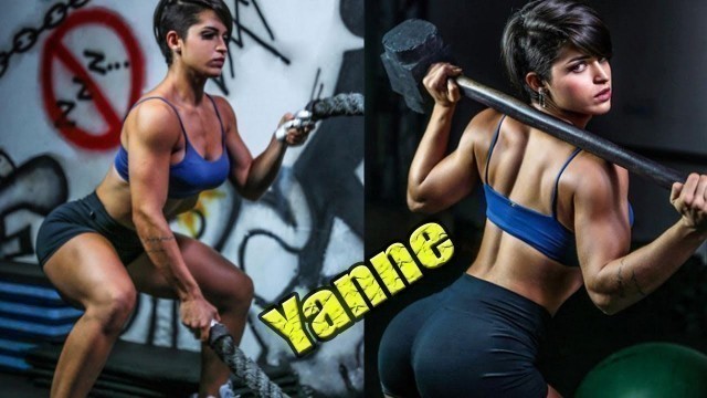 'Yanne Brazilian Fitness Model | YouTube star | Female Bodybuilder | Abs Girl'