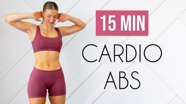 '15 MIN TOTAL BEGINNER CARDIO ABS (All Standing, No Equipment)'