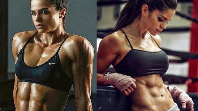 'Michelle Lewin Muscle Girl | Abs Girl | Fitness Model | Female Body Builder'