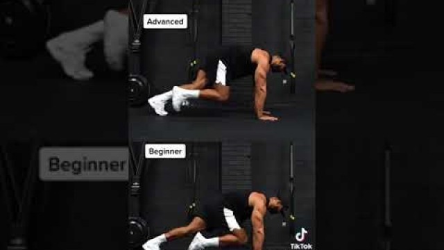 'Beginner vs Advanced Abs exercise #fitness #abs #shorts'