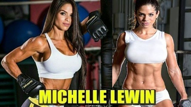 'Michelle Lewin Beautiful Female Bodybuilder & Fitness Model | Perfect Muscle abs Girl |'