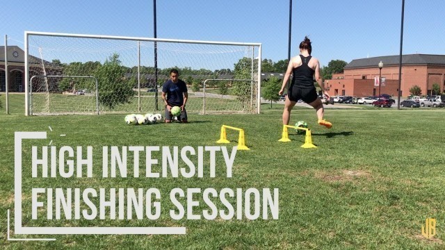 'High Intensity Shooting Soccer Drills - Repetition and Fitness!'