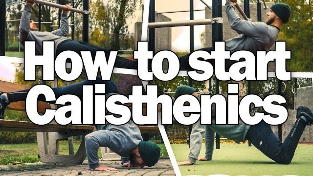 'How to Start Calisthenics - Beginner Bodyweight Workout Examples'