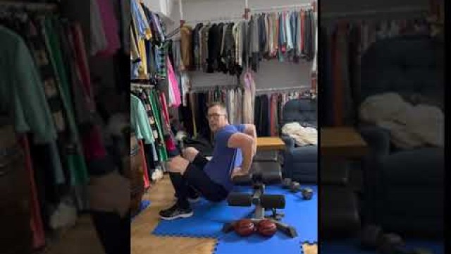 'Workout With Grandpa Beginner 1-14 Dips'