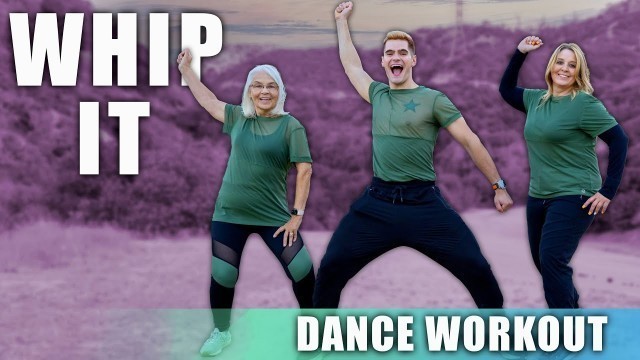 'THROWBACK Dance Workout w/ MOM and GRANDMA | Whip It'