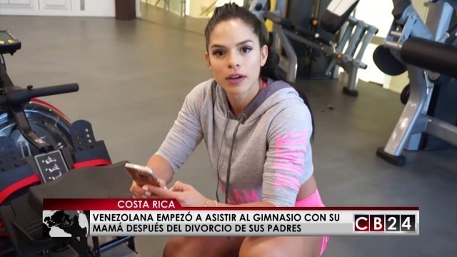 'Fitness venezolana Michelle Lewin compartió sus secretos con Deportes CB24'