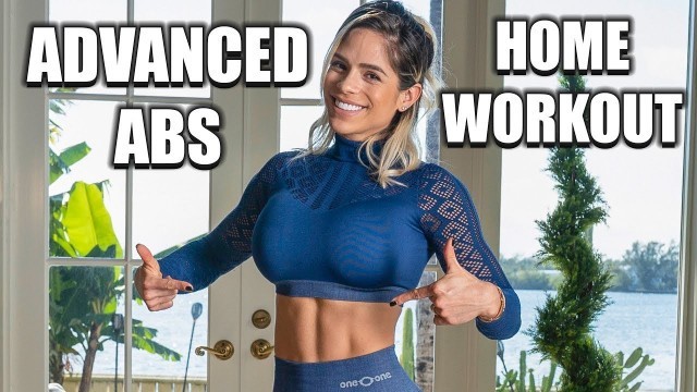 'MICHELLE LEWIN: 5 ADVANCED Home Exercises For Abs (No Equipment or Gym Needed)'