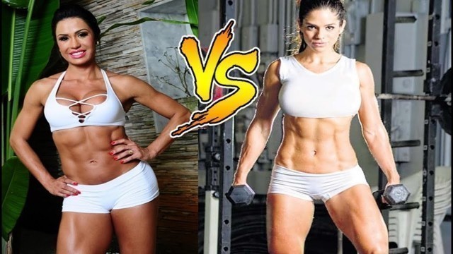 'Gracyanne Barbosa vs Michelle Lewin / Female Fitness Motivation'