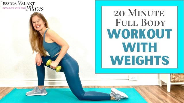 '20 Minute Full Body Workout with Weights - Beginner Friendly!'