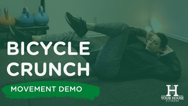 'How to Do a Bicycle Crunch | Your House Fitness'