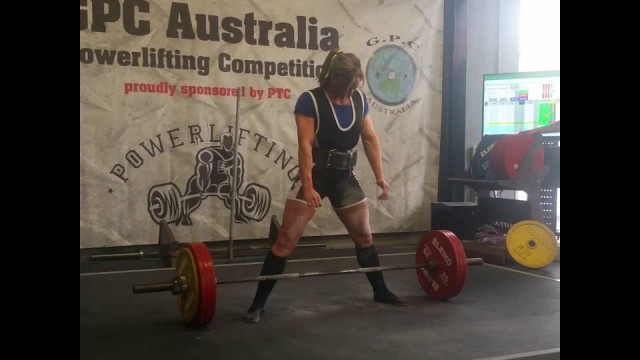 'Be Strong Fitness Geelong Jo Greagen Deadlifts 205kg'