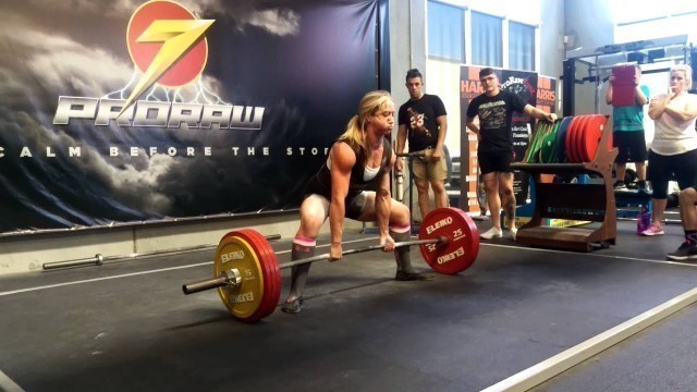 'Be Strong Fitness Geelong Jo Deadlifts 205kg'