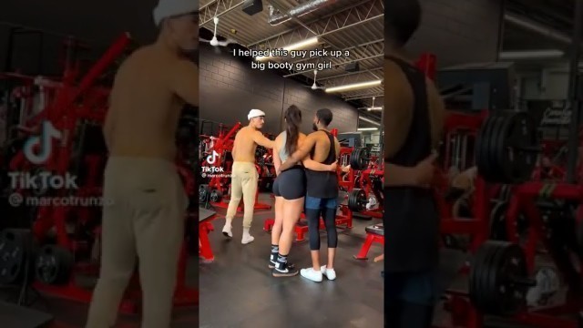 'Picked up a big booty gym girl for him #shorts (TikTok @marcotrunzo)'