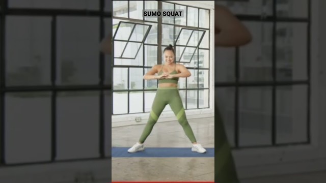 'HOW TO DO SUMO SQUAT CARDIO FITNESS WORKOUT #shorts #cardio'